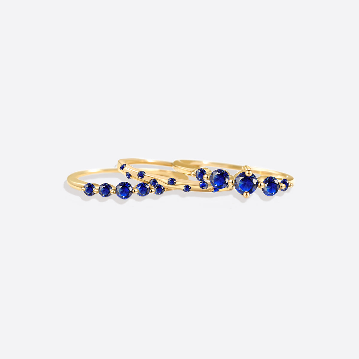 Birthstone Stacking Ring Set