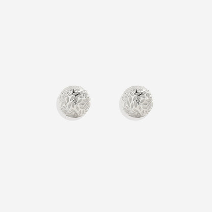 Textured Gold Ball Studs