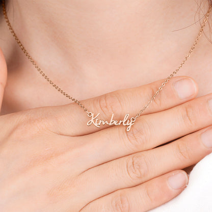 Dainty Fairy Name Necklace