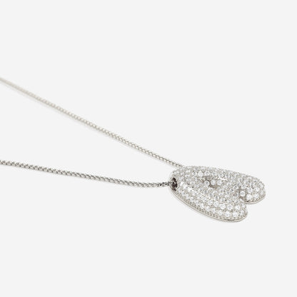 Pave Initial Bubble Necklace