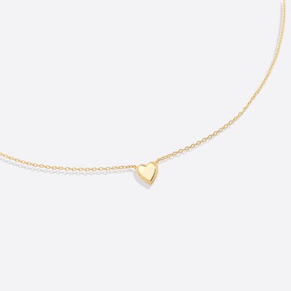 Stackable Tiny Heart Necklace