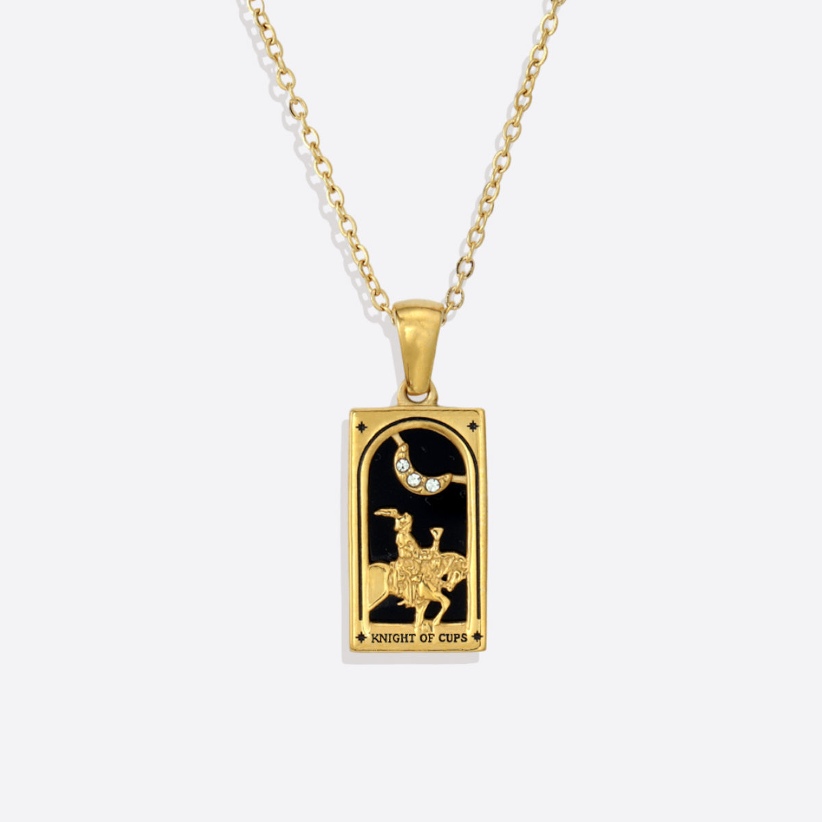 Knight of Cups Tarot Necklace