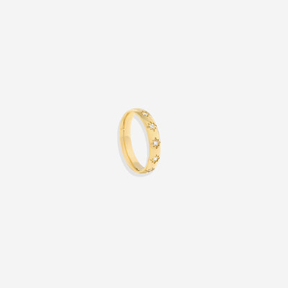 Star Set Stacking Ring