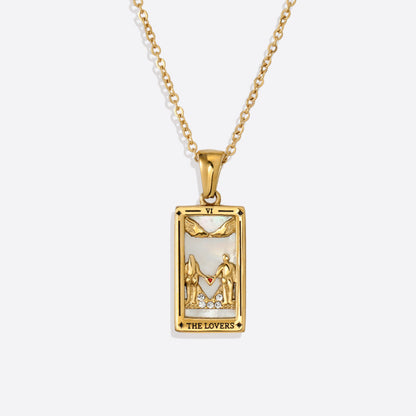 The Lovers Tarot Necklace