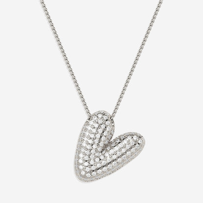 Pave Initial Bubble Necklace