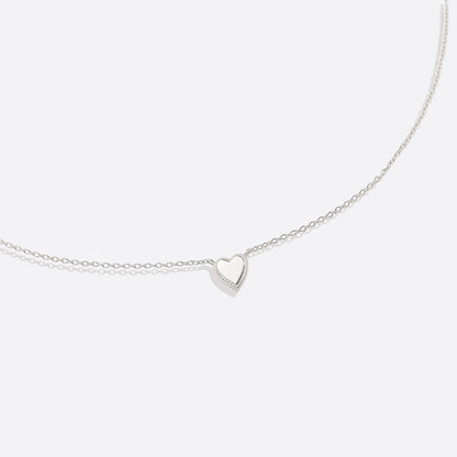 Stackable Tiny Heart Necklace