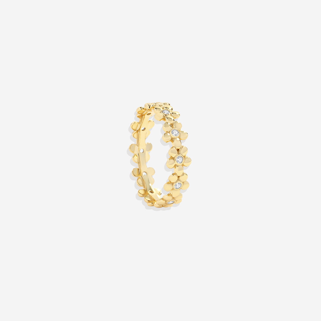 Diamonds & Daisies Eternity Ring