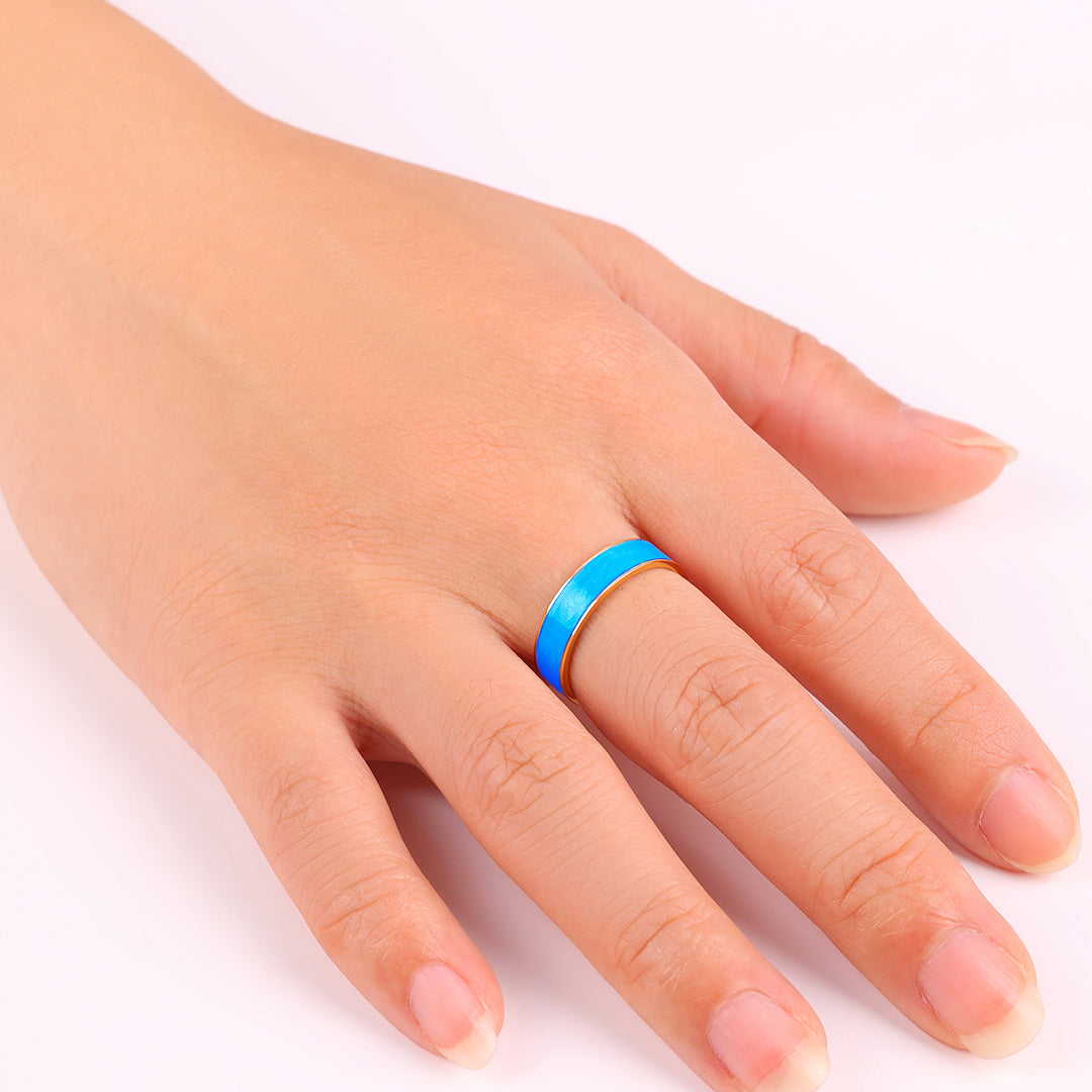 Enamel Band Ring