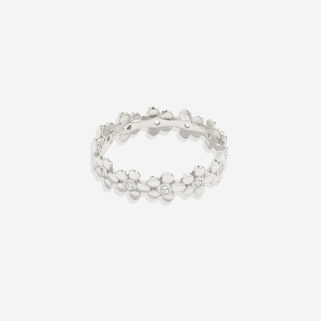 Diamonds & Daisies Eternity Ring