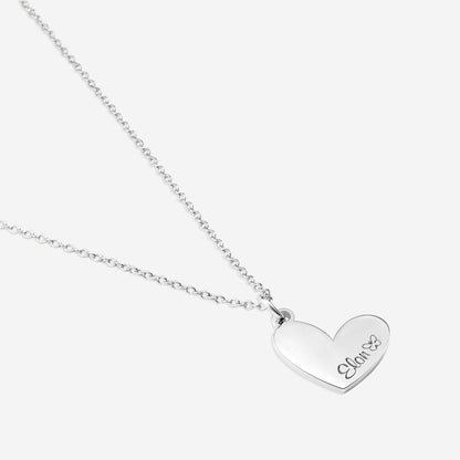 Personalized Heart Name Necklace