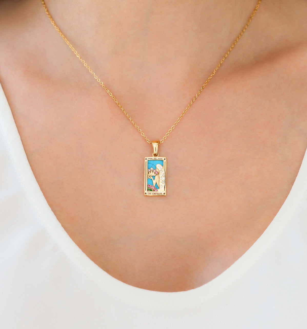 The Empress Tarot Necklace