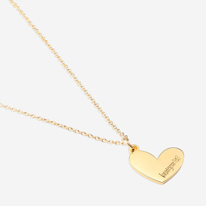 Personalized Heart Name Necklace