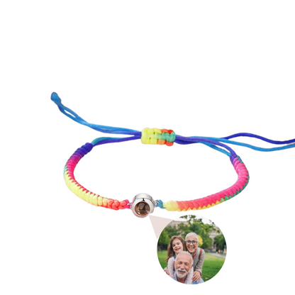 Forever Rainbow Rope Projection Bracelet