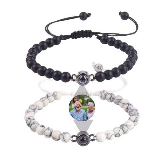 Matching Beads Projection Bracelet