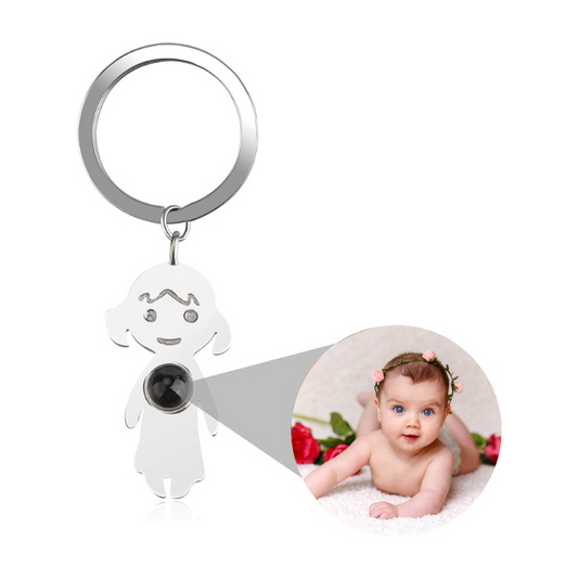 Boy Or Girl Projection Keychain