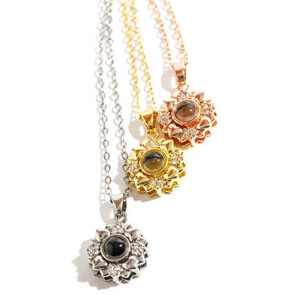 Flower Projection Necklace