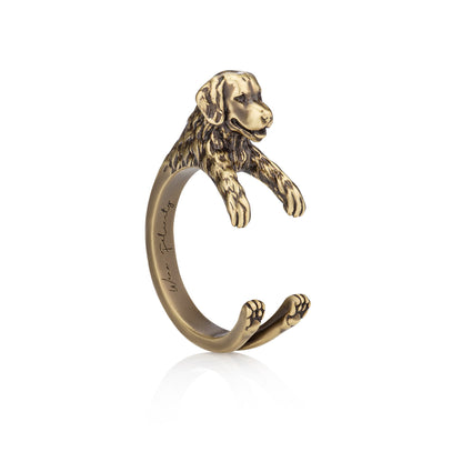 Golden Retriever Wrap Ring