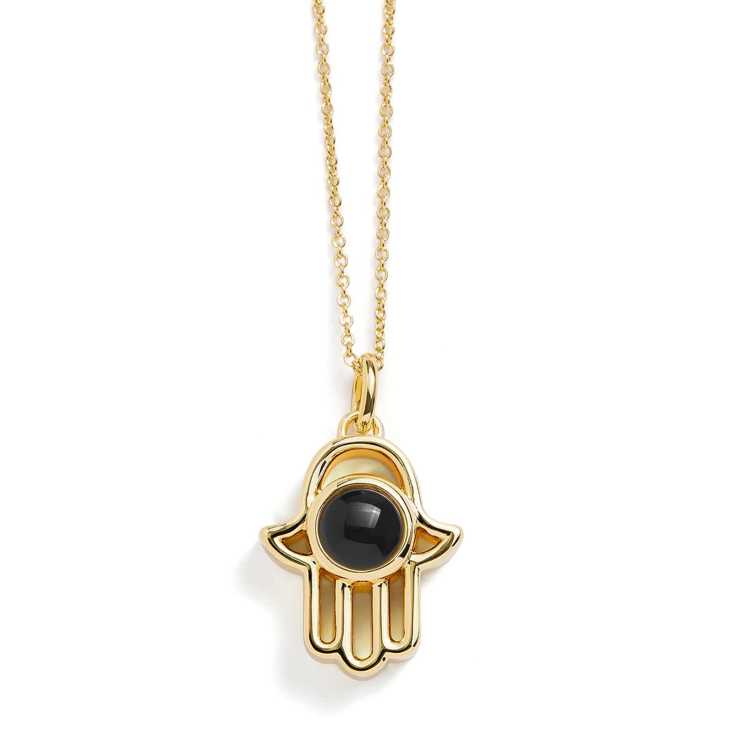 Personalized Hamsa Necklace