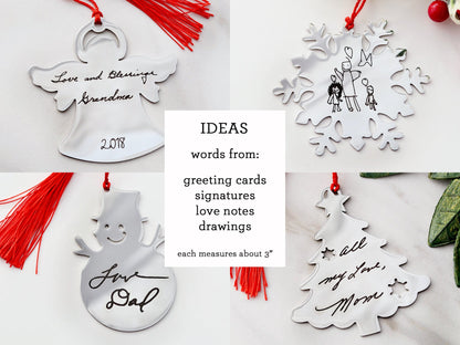 Personalized Ornament | Custom Handwriting