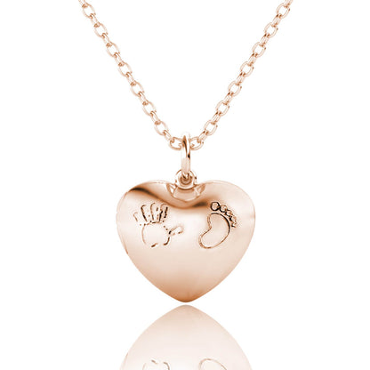 Photo Locket Necklace with Picture Inside - Rose Gold