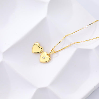 Heart Mini Locket Necklace