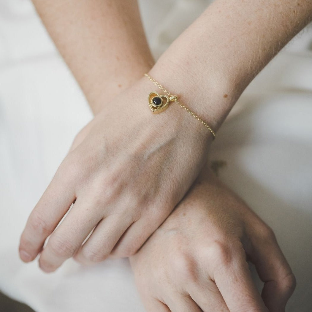 Heart Projection Bracelet