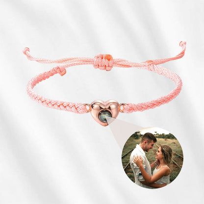 Micro Photo Bracelet Heart Personalized Projection Bracelet