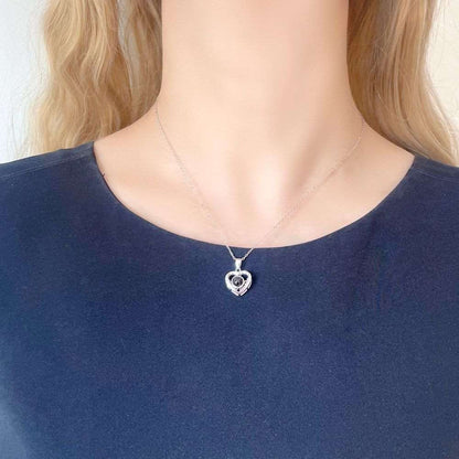 Heart Necklace with Picture - Fulfillment Photo Projection Necklace