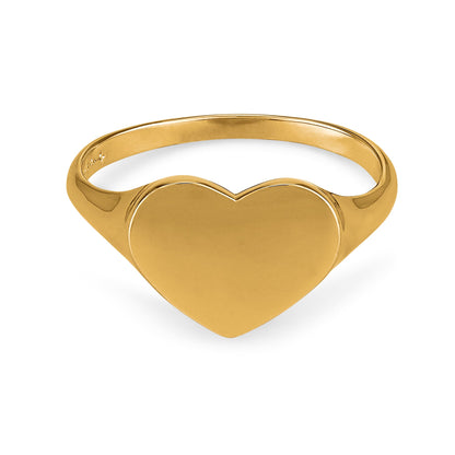 Engravable Heart Ring