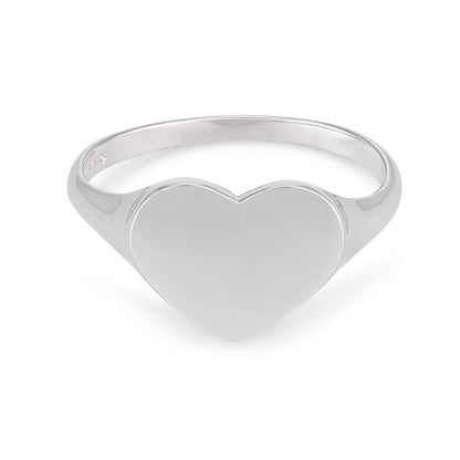 Engravable Heart Ring