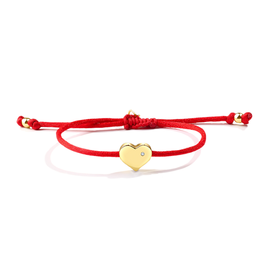 Heart String Adjustable Bracelet