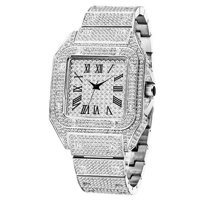 Iced Out Watch - Square Face