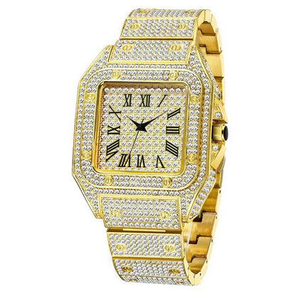 Iced Out Watch - Square Face