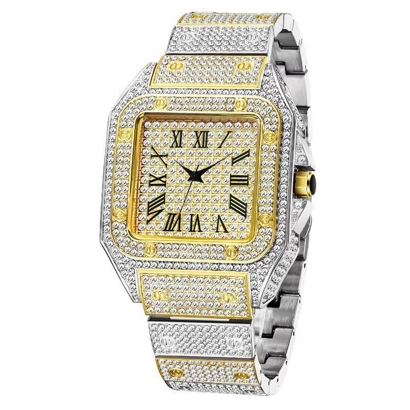 Iced Out Watch - Square Face