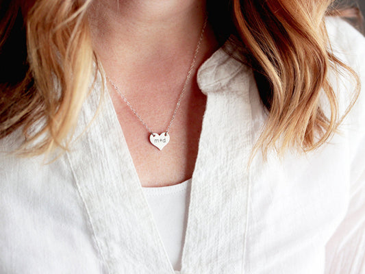 Engraved Heart Necklace