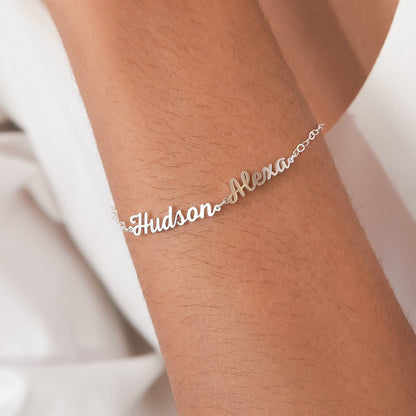 Classic Multiple Name Bracelet