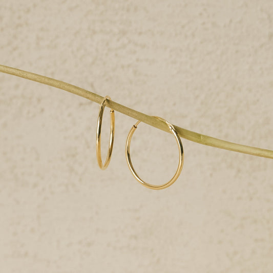 Thin Hoop Earrings