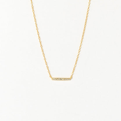 Pave Bar Necklace