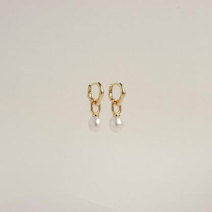 Hazel Pearl Hoops