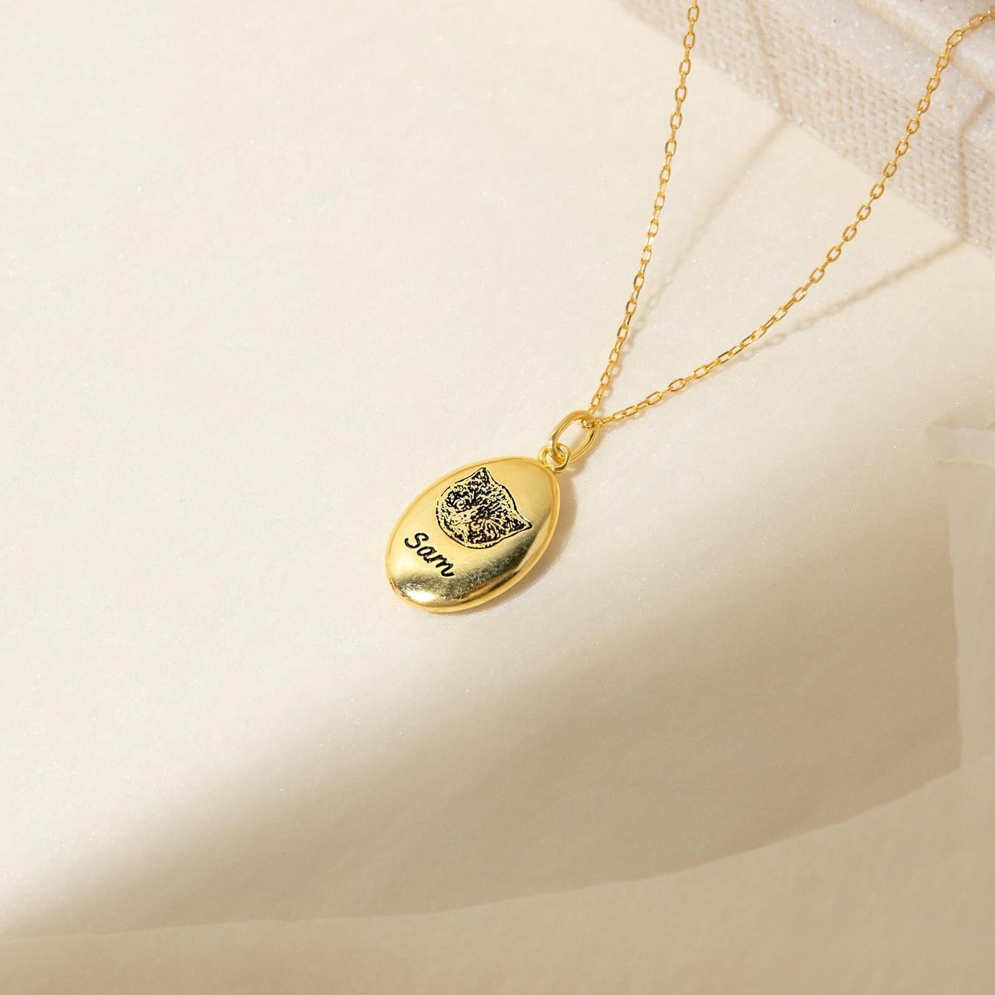 Oval Pet Necklace