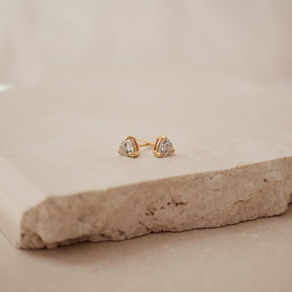 Triangle Diamond Studs