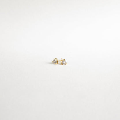 Triangle Diamond Studs