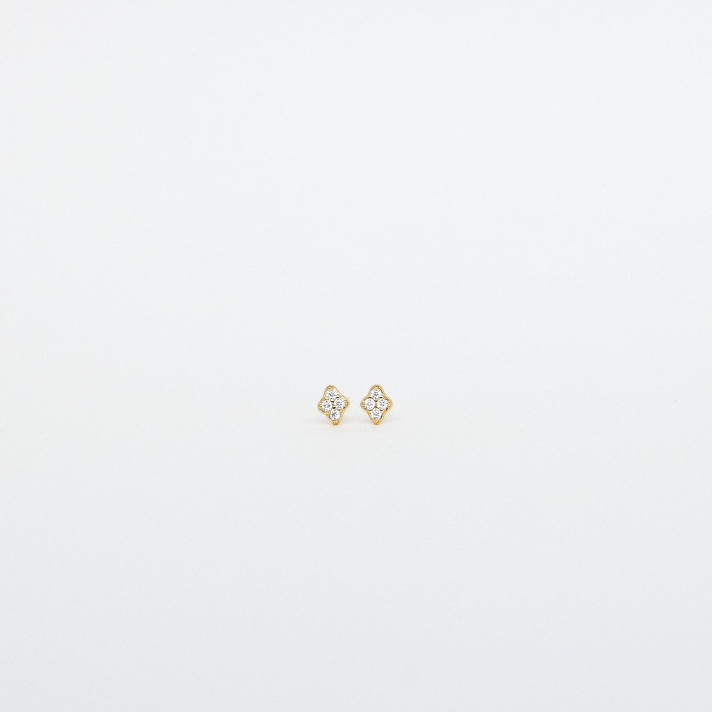 Avery Geometric Diamond Studs