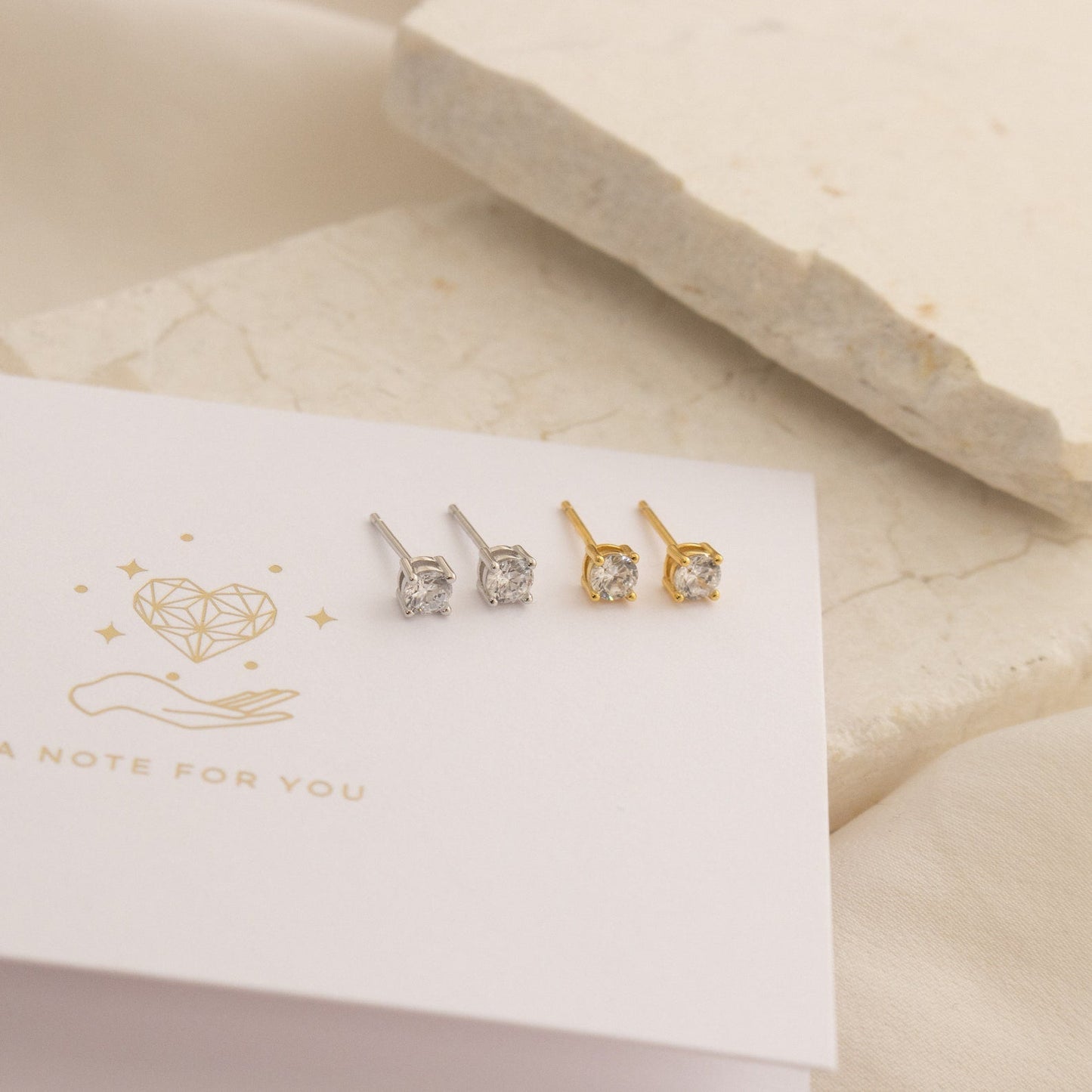 Booker Large Diamond Studs