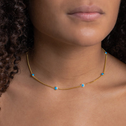 Santorini Turquoise Choker