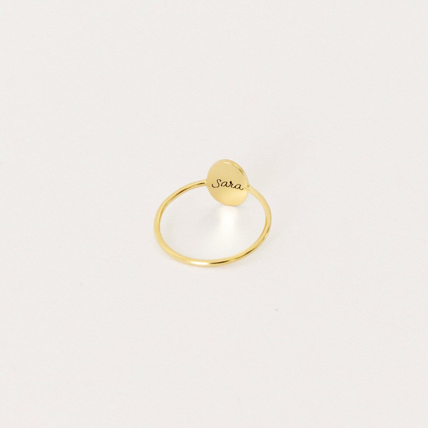 Flower Oval Ring