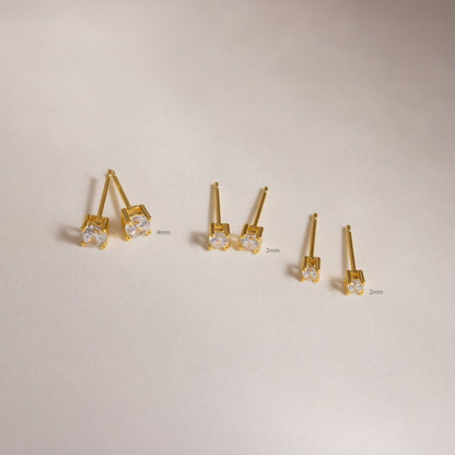 Booker Tiny Diamond Studs