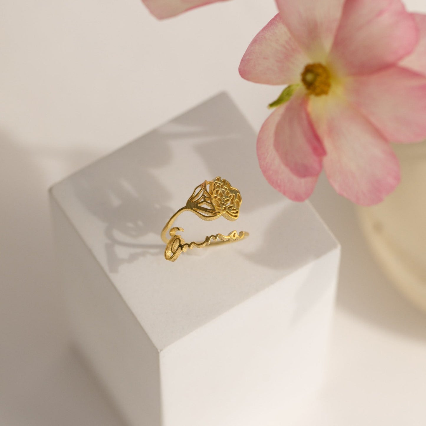 Flower Name Ring