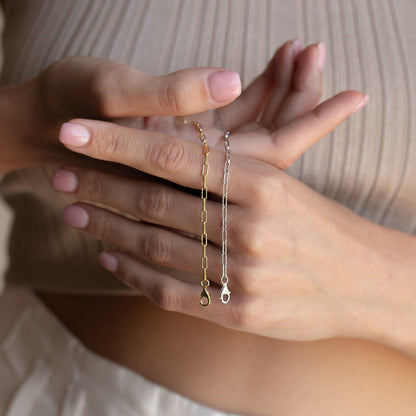 Paperclip Chain Bracelet