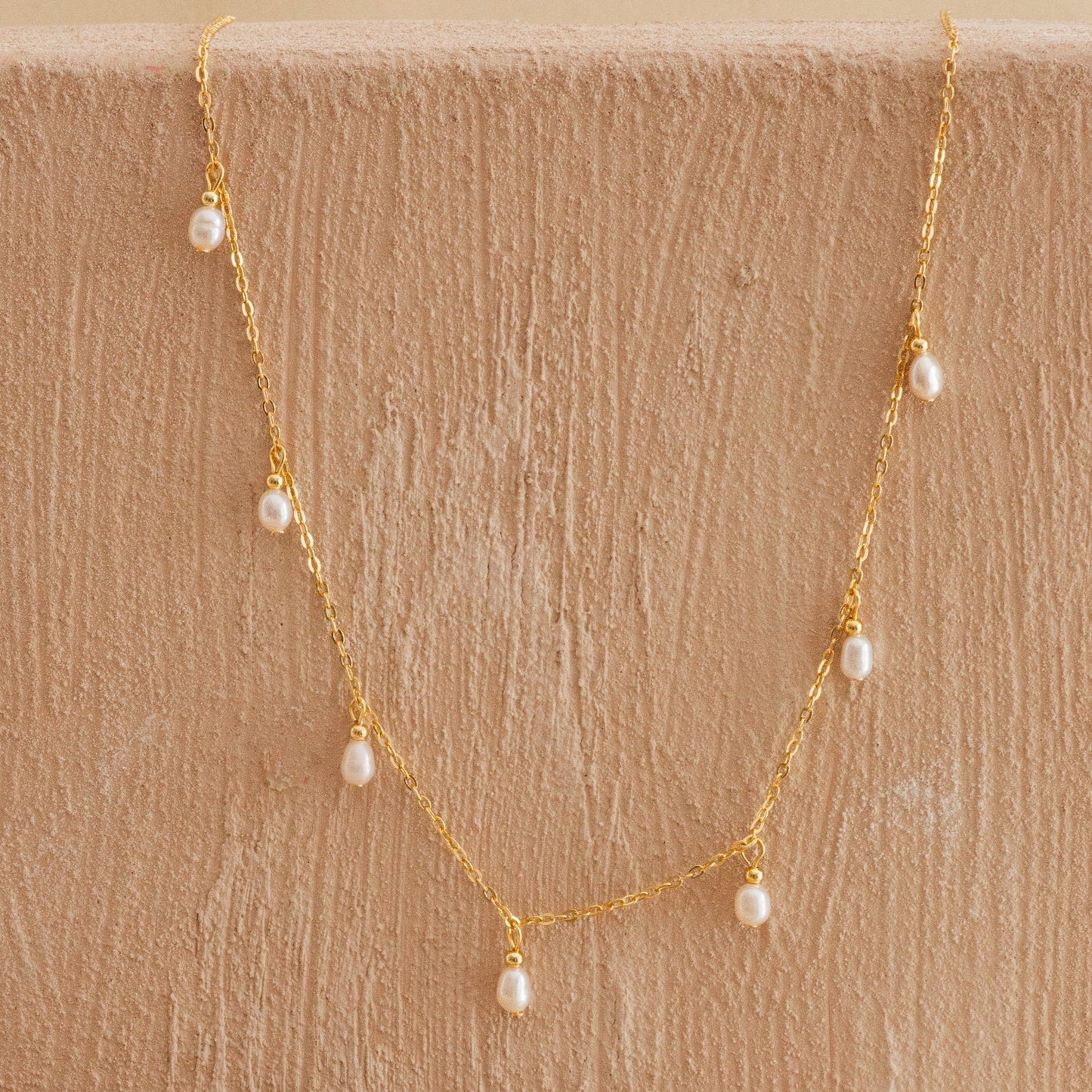 Pearl Station Necklace